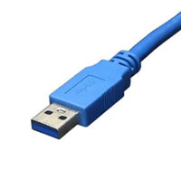 USB3.0　A　ケーブル側【0から楽しむパソコン講座】